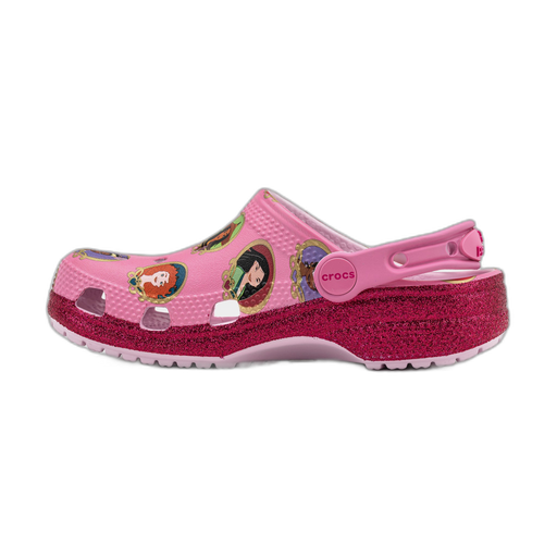 Crocs Kids' Disney Princess Classic Clog Shoes - Soft Pink - Just For Sports
