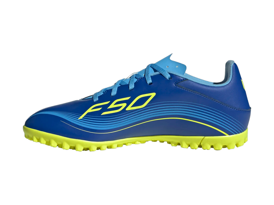 Adidas Men's F50 Messi Club Shoes - Blue / Neon Green - Just For Sports