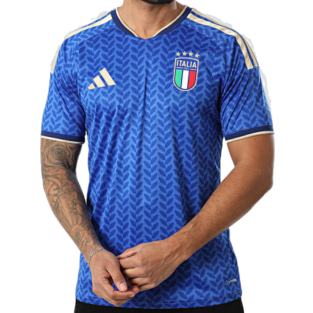Adidas Men's Italy 26 Home Jersey - Bold Blue / Gold - Just For Sports
