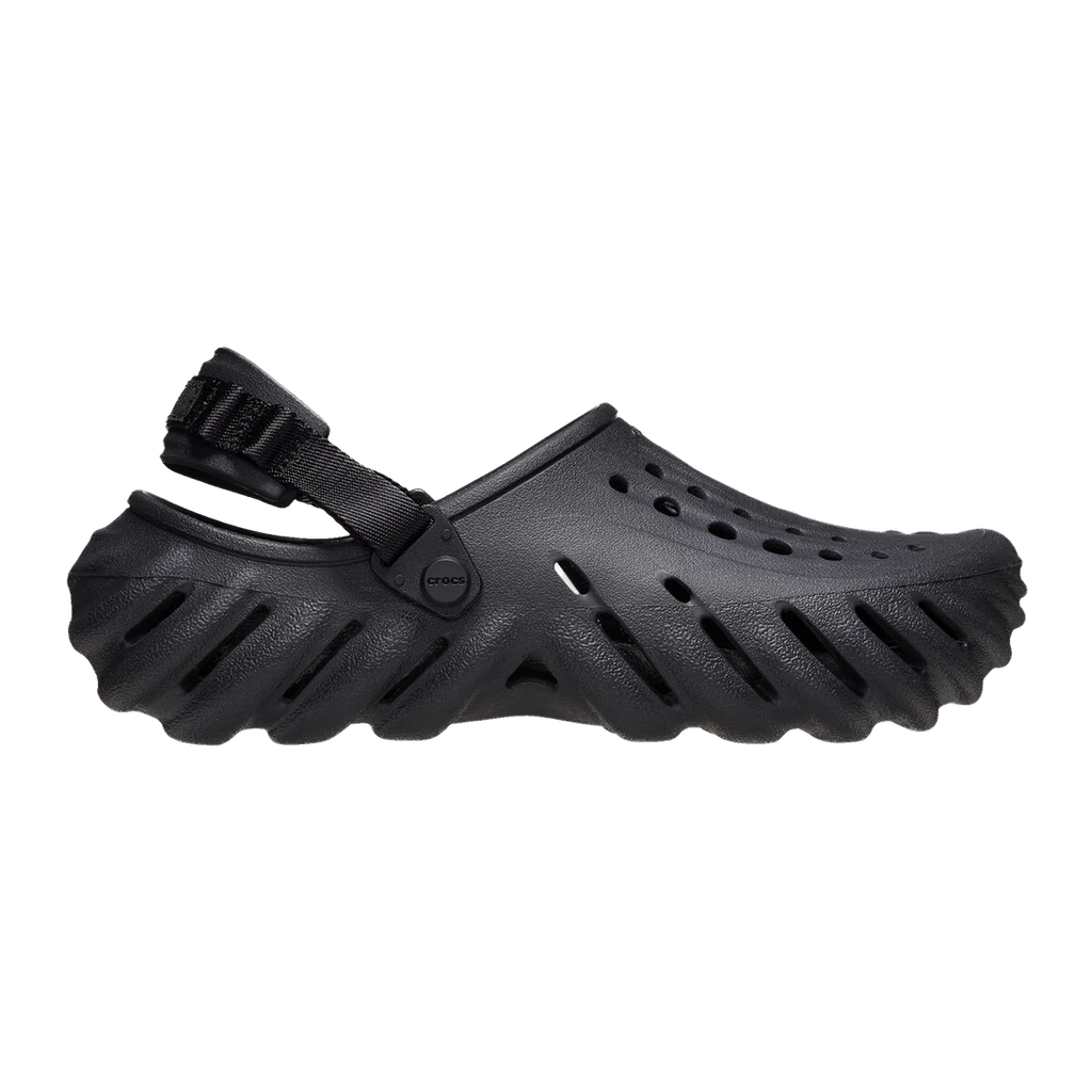 Crocs Unisex Echo Clog Shoes - Black