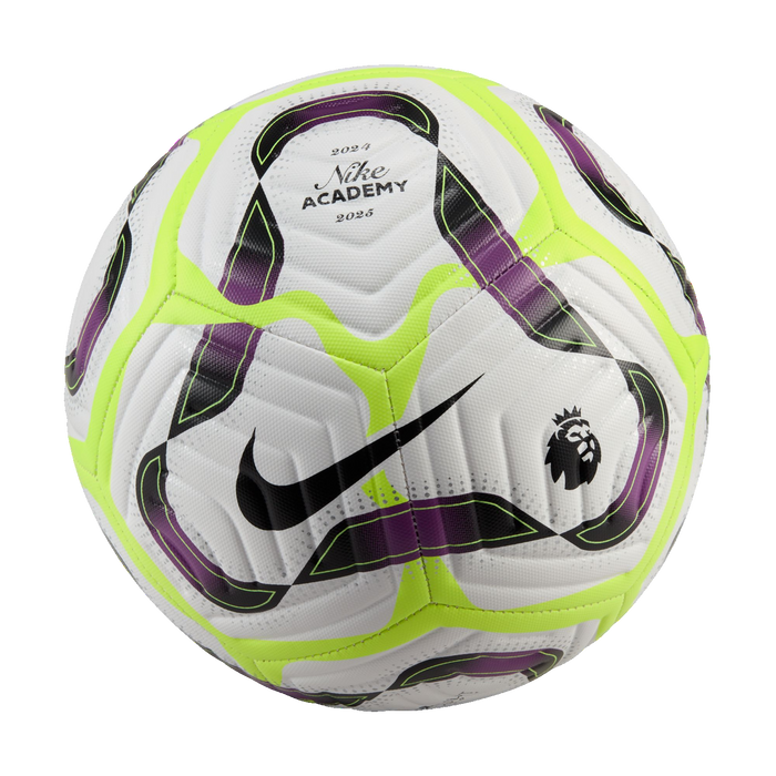 Nike Premier League Academy Soccer Ball - White / Bold Berry / Volt / Black