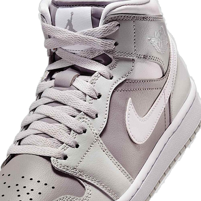 Nike Women's Jordan 1 Mid Shoes - Photon Dust / White / Atmosphere Grey - Just For Sports
