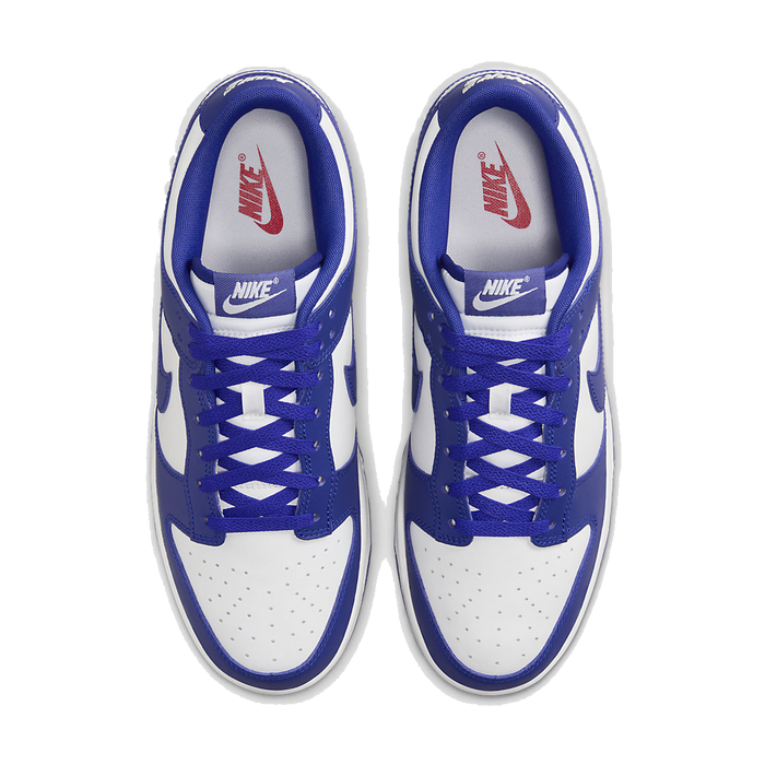 Nike Men's Dunk Low Shoes - White / Concord / University Red