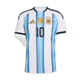 Adidas Men's Argentina 26 Home Messi Jersey - Icey Blue / White
