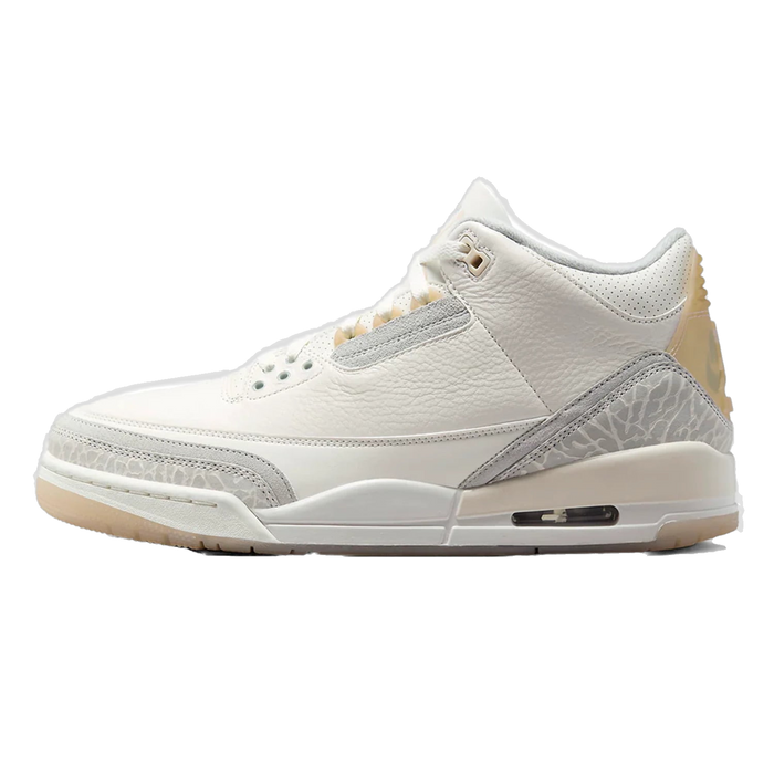 Nike Men's Jordan 3 Retro Craft Shoes - Ivory / Grey Mist / Cream