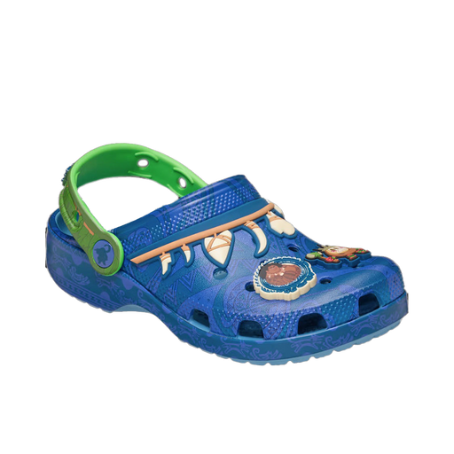 Crocs Kids' Disney Maui Classic Clog Shoes - Blue / Green - Just For Sports