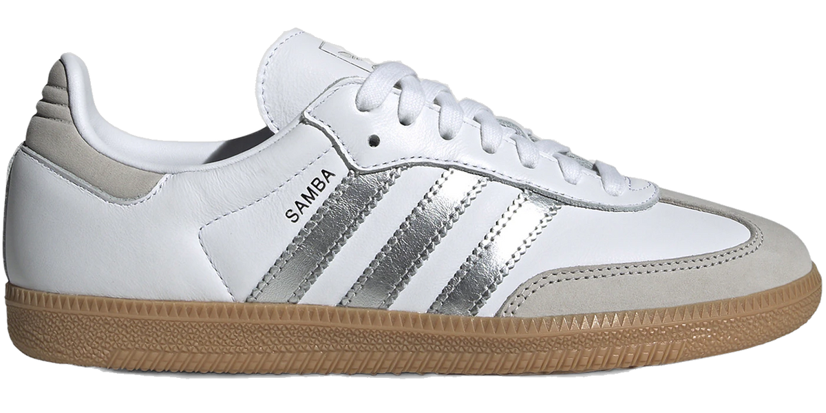 Adidas Women's Samba Og Shoes - White / Silver Metallic / Grey One