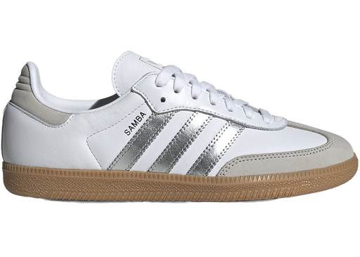 Adidas Women's Samba Og Shoes - White / Silver Metallic / Grey One Just For Sports Adidas Women's Samba Og Shoes - White / Silver Metallic / Grey One Just For Sports
