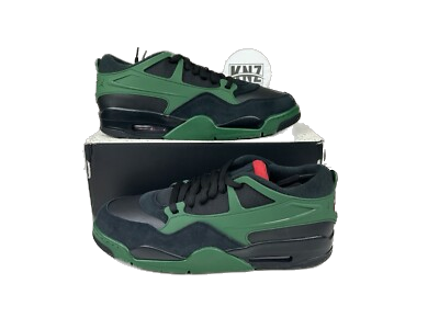 Nike Men's Air Jordan 4 Rm Shoes - Black / Gorge Green / University Red - Just For Sports