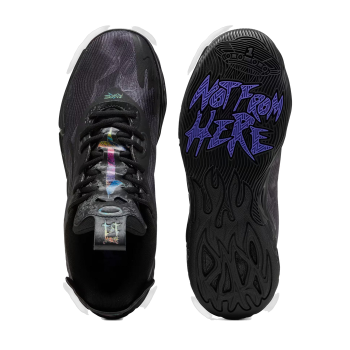 Puma Men's Mb.04 Lo Team Shoes - Black / Dark Amethyst - Just For Sports
