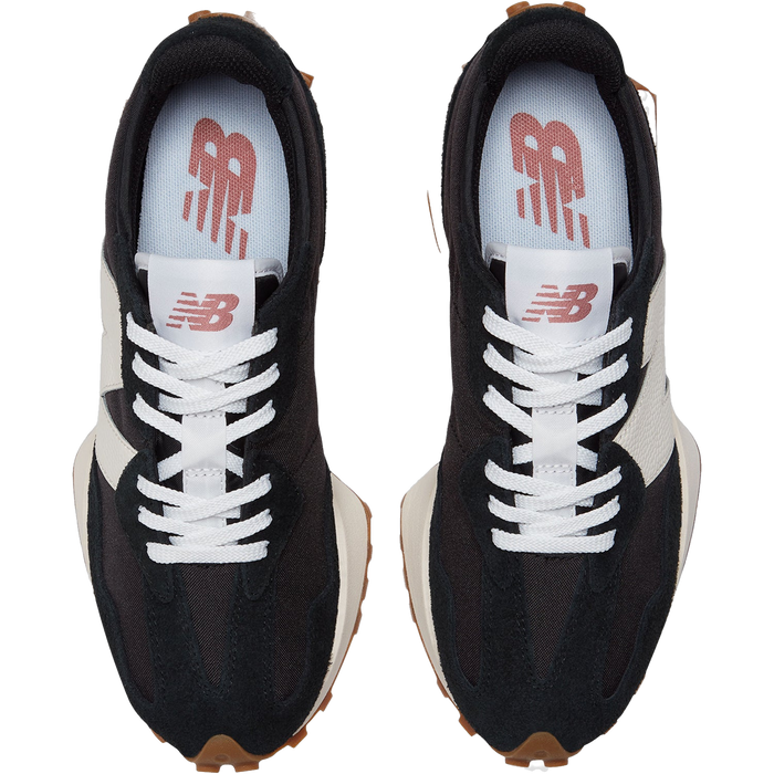 New Balance Women's 327 Shoes - Black / White / Mineral Red - Just For Sports