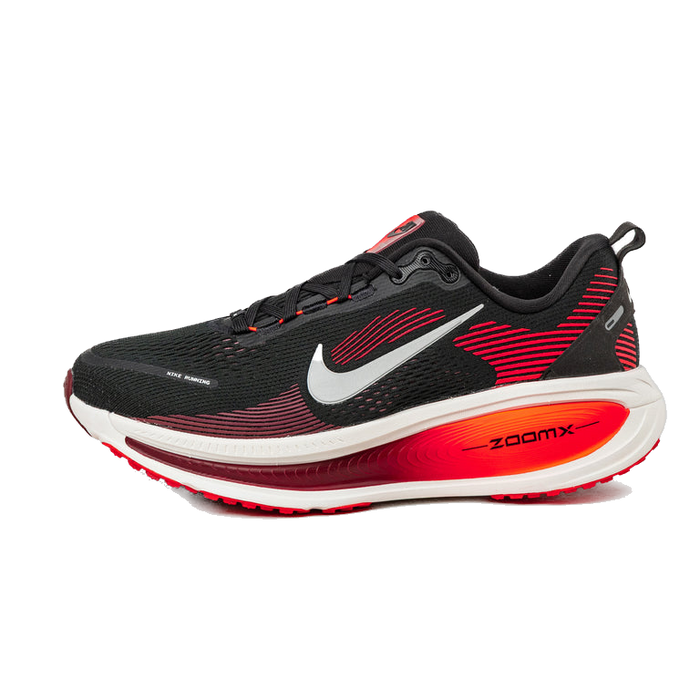 Nike Men's Vomero 18 Shoes - Black / Bright Crimson - Just For Sports