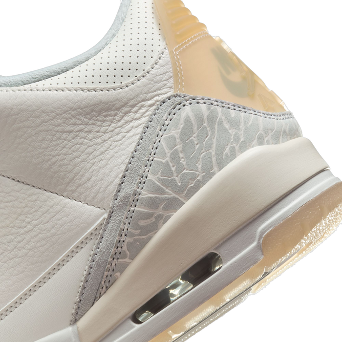 Nike Men's Jordan 3 Retro Craft Shoes - Ivory / Grey Mist / Cream