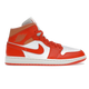 Nike Women's Air Jordan 1 Mid Shoes - Summit White / Amber Brown / Cosmic Clay