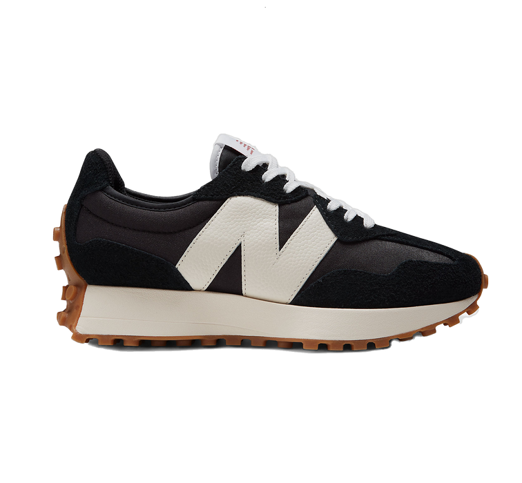 New Balance Women's 327 Shoes - Black / White / Mineral Red - Just For Sports