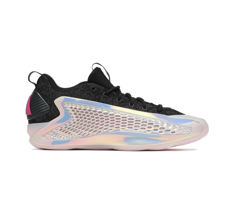 Adidas Men's Anthony Edwards 1 Low Shoes - Core Black / Almost Pink / Lucid Fuchsia - Just For Sports