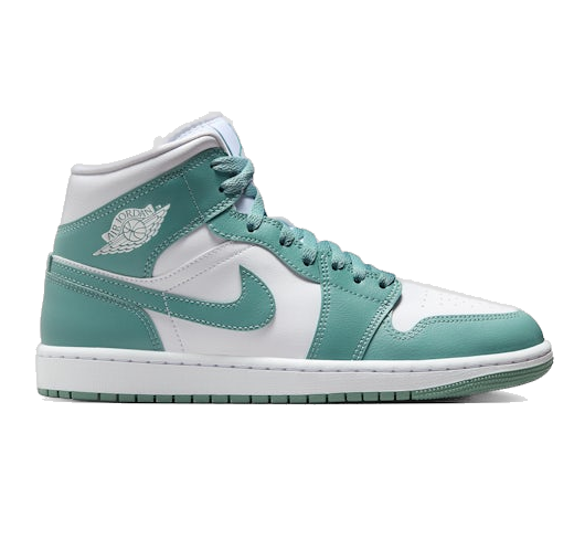 Nike Women's Air Jordan 1 Mid Shoes - White / Cannon - Just For Sports