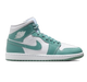 Nike Women's Air Jordan 1 Mid Shoes - White / Cannon - Just For Sports