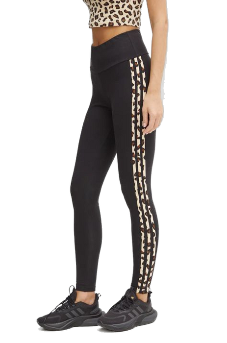 Adidas Women's Leopard Allover Print Leggings - Black