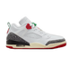 Nike Men's Jordan Spizike Low Shoes - White / Black / Sail / Varsity Red - Just For Sports