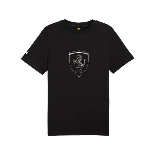 Puma Men's Scuderia Ferrari Race Tonal Big Shield Tee - Black - Just For Sports