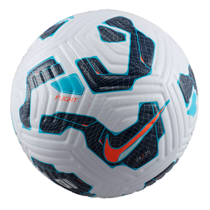 Nike Flight Soccer Ball Ball - White / Blackened Blue / Hyper Crimson