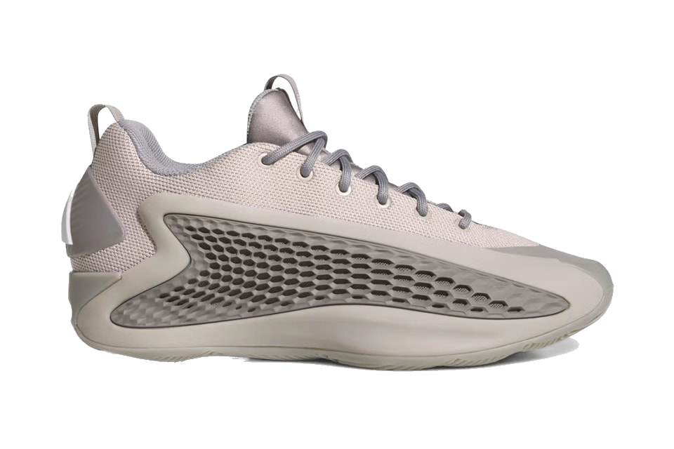 Adidas Men's Anthony Edwards 1 Low Shoes - Metallic Grey / Dove Grey / Cloud White - Just For Sports