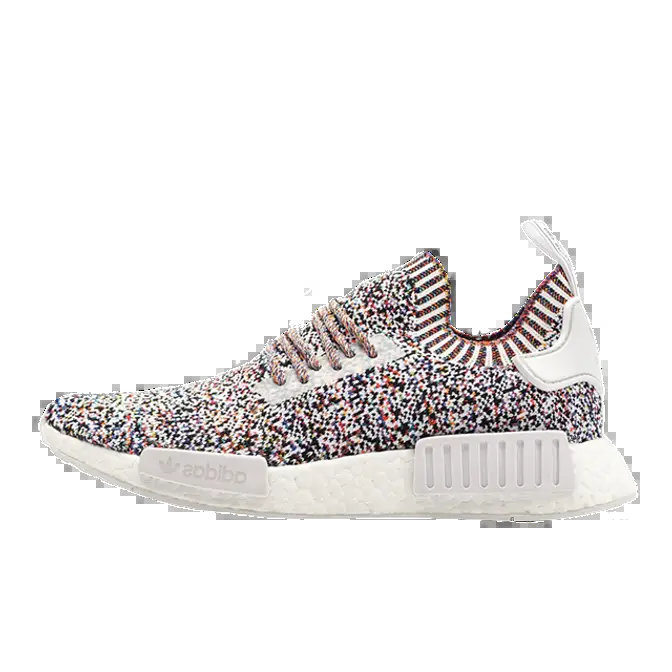 Adidas Men's Nmd R1 Shoes - Core White / Multi-Color - Just For Sports