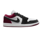 Nike Women's Jordan 1 Low Se Velvet Black Toe Shoes - Black / White / Team Red / Black