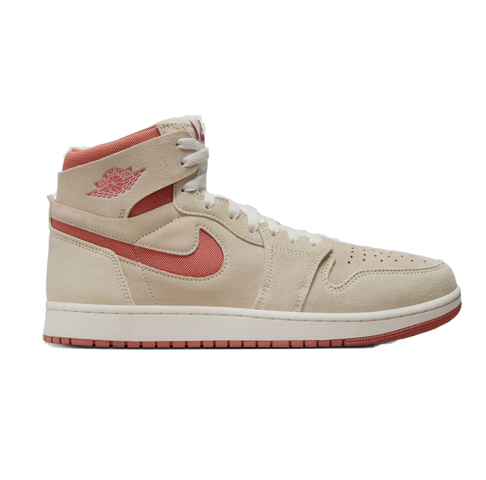 Nike Men's Jordan 1 High Zoom Air Cmft 2 Shoes - Sail / Burnt Sunrise / Sail / Terra Blush - Just For Sports