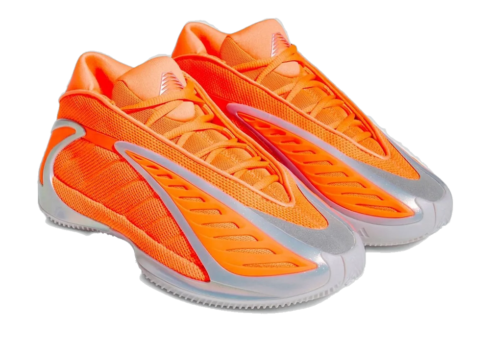 Adidas Men's Anthony Edwards 2 Shoes - Lucid Orange / Silver Metallic / Grey One - Just For Sports