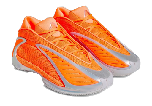Adidas Men's Anthony Edwards 2 Shoes - Lucid Orange / Silver Metallic / Grey One - Just For Sports
