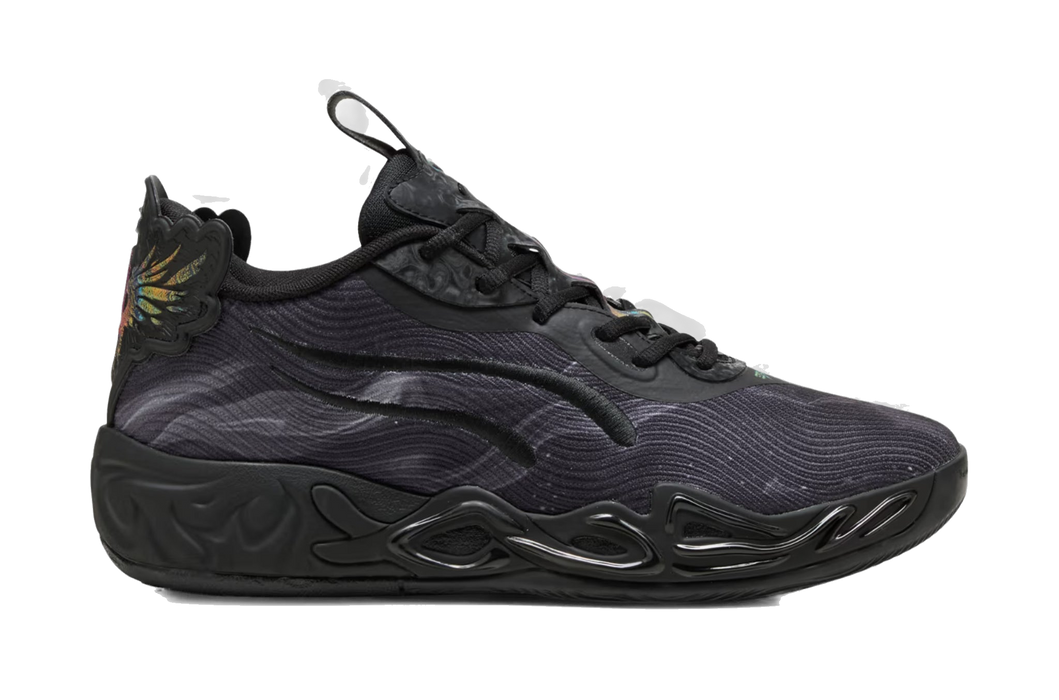 Puma Men's Mb.04 Lo Team Shoes - Black / Dark Amethyst - Just For Sports