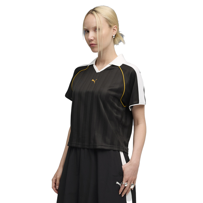 Puma Women's T7 Relaxed Football Jersey - Puma Black - Just For Sports