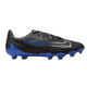 Nike Men's Phantom Gx Academy Soccer Shoes - Black / Chrome / Hyper Royal