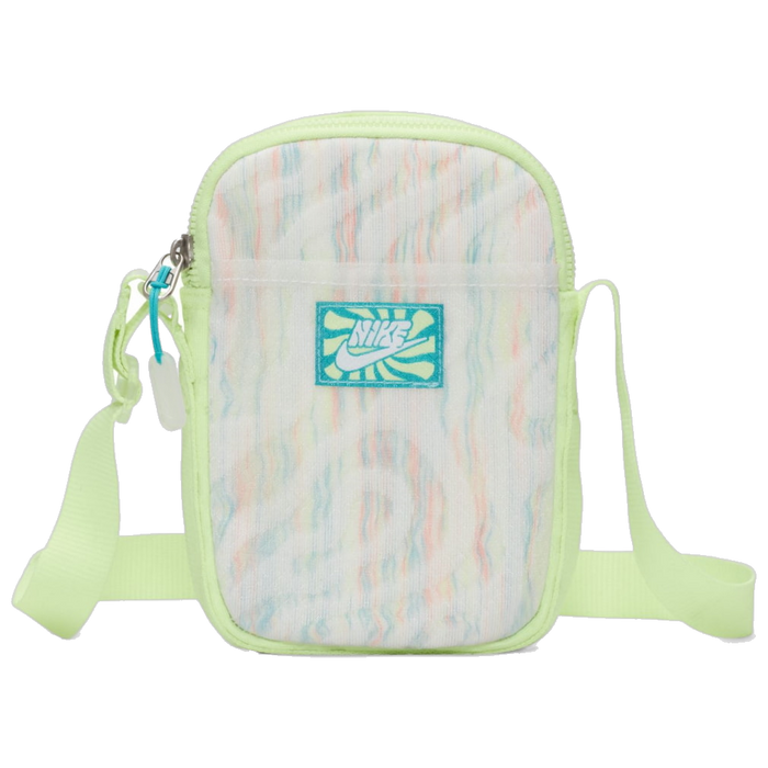 Nike Unisex's Heritage Crossbody Bag Backpack - Barely Volt / White / Dusty Cactus