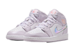 Nike Kids' Air Jordan 1 Mid Se Shoes - Barely Grape / Atomic Pink / White - Just For Sports