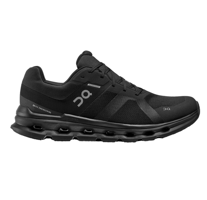 On Running Men's Cloudrunner Waterproof  Shoes - Stone / Black