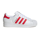 Adidas Men's Superstar Ii Shoes - Cloud White / Better Scarlet / Core Black