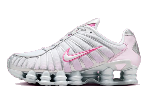 Nike Women's Shox Tl Shoes - Metallic Platinum / Pinksicle / Pink Foam / White / Flat Silver