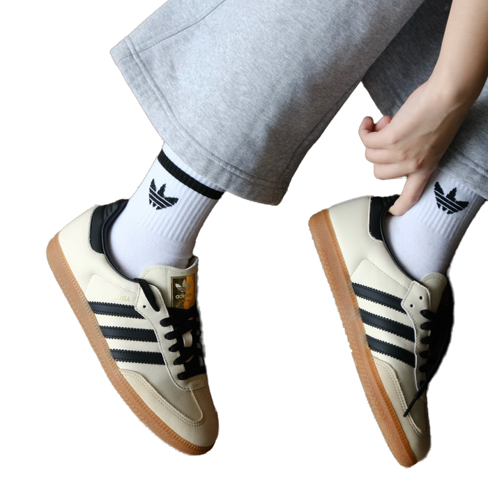 Adidas Women's Samba Og Shoes - Cream White / Core Black / Sand Strata