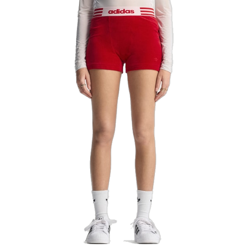 Adidas Women's Winterized Booty Shorts - Better Scarlet - Just For Sports