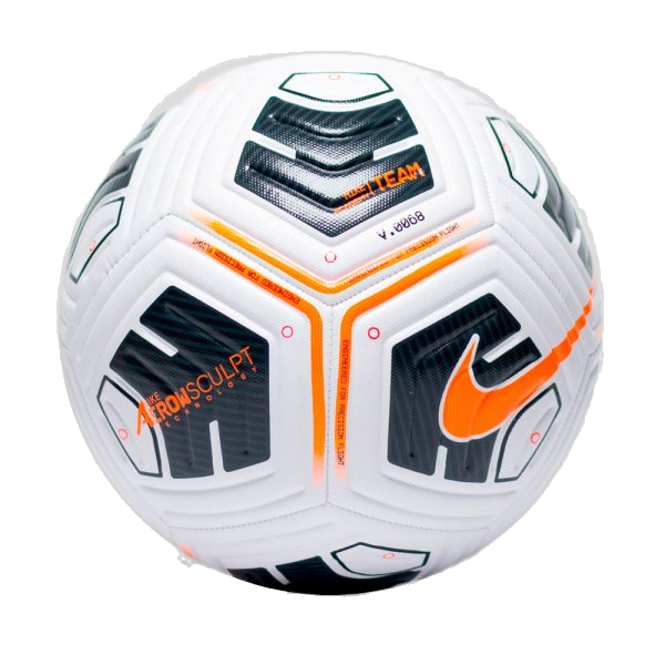 Nike Academy Team Football Ball - White / Black / Total Orange