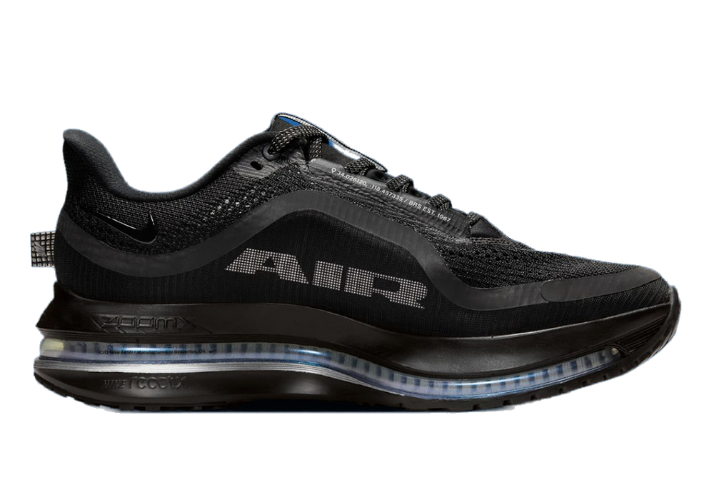 Nike Women's Pegasus Premium Shoes - Black / Metallic Silver - Just For Sports