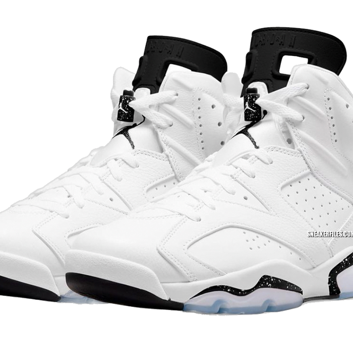 Nike Men's Jordan 6 Retro Shoes - White / Black