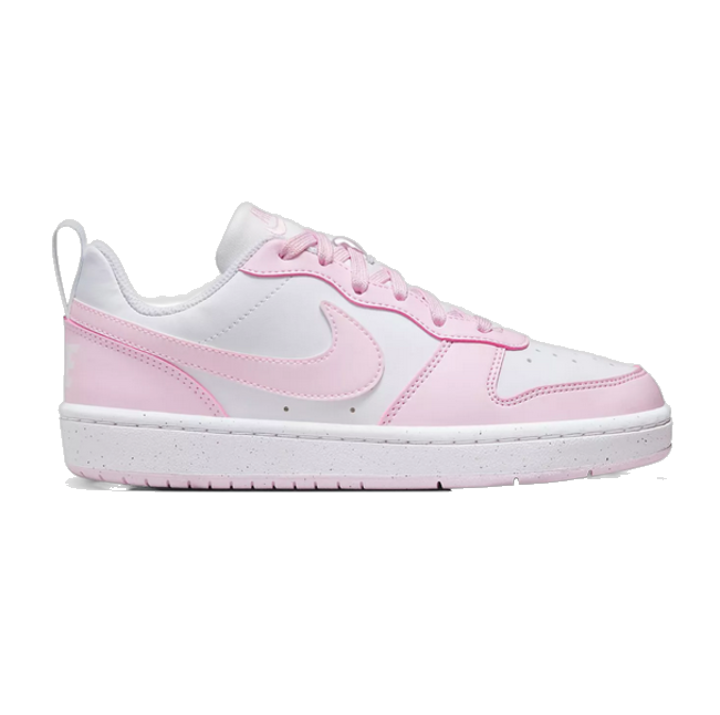 Nike Kids' Court Borough Low Recraft Shoes - Pink Foam / White - Just For Sports