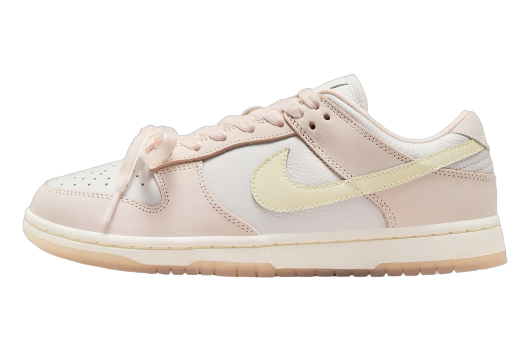 Nike Women's Dunk Low Premium Shoes - Light Soft Pink / Platinum Tint / Coconut Milk