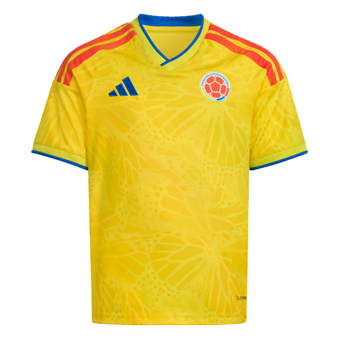 Adidas Kids' Colombia 2026 Youth Home Jersey - Yellow - Just For Sports