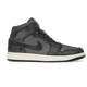 Nike Women's Air Jordan 1 Mid Shoes - Smoke Grey / Off Noir / Sail