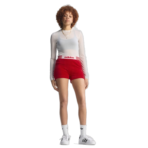 Adidas Women's Winterized Booty Shorts - Better Scarlet - Just For Sports